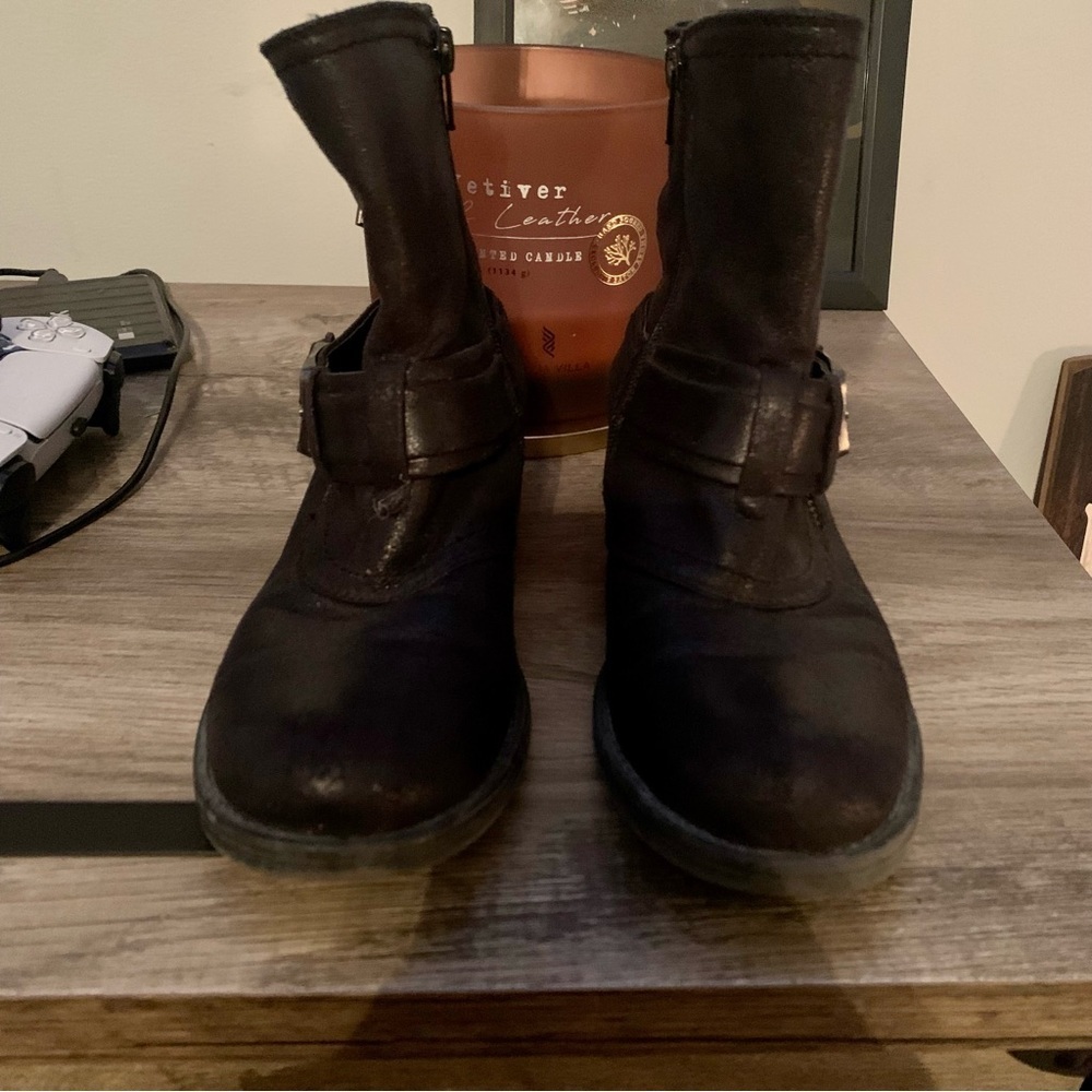 Baretraps Crosby Booties wmns size 6m black & chrome silver - Picture 4 of 7